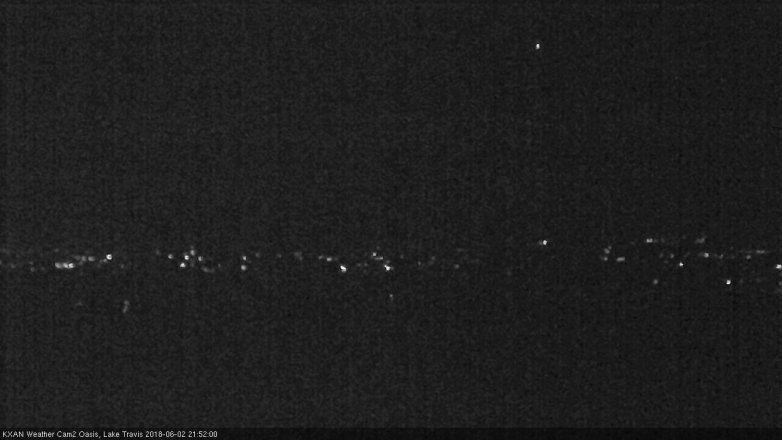 Lake Travis webcam, June 2, 2018 8:55 PM CT