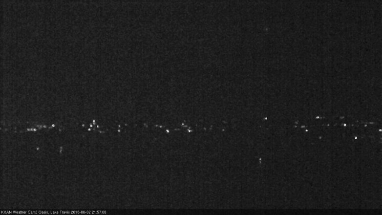 Lake Travis webcam, June 2, 2018 9:00 PM CT
