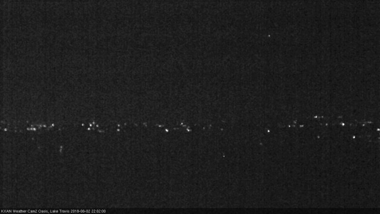 Lake Travis webcam, June 2, 2018 9:05 PM CT