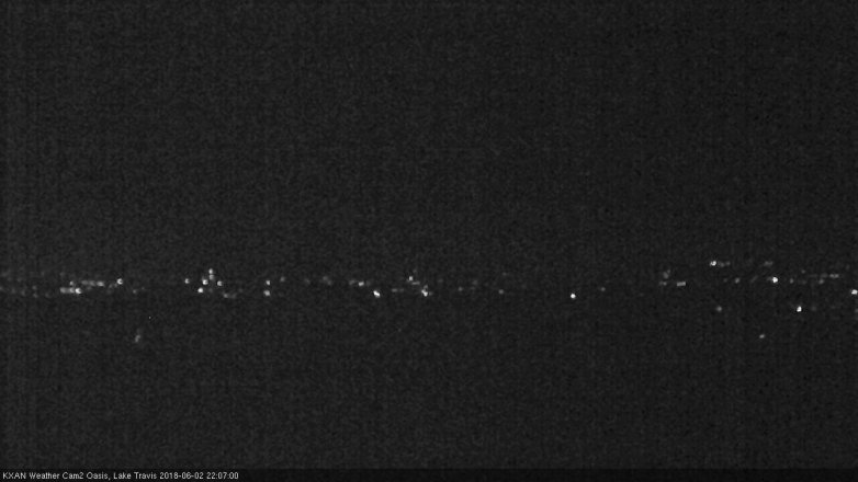Lake Travis webcam, June 2, 2018 9:10 PM CT