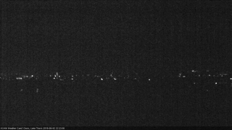 Lake Travis webcam, June 2, 2018 9:25 PM CT