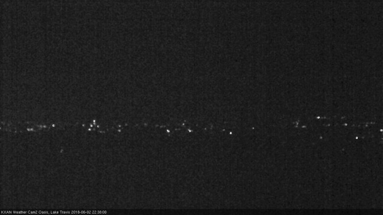 Lake Travis webcam, June 2, 2018 9:40 PM CT