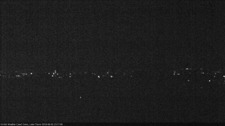 Lake Travis webcam, June 2, 2018 10:20 PM CT