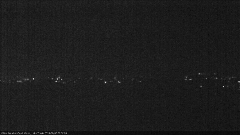 Lake Travis webcam, June 2, 2018 10:35 PM CT