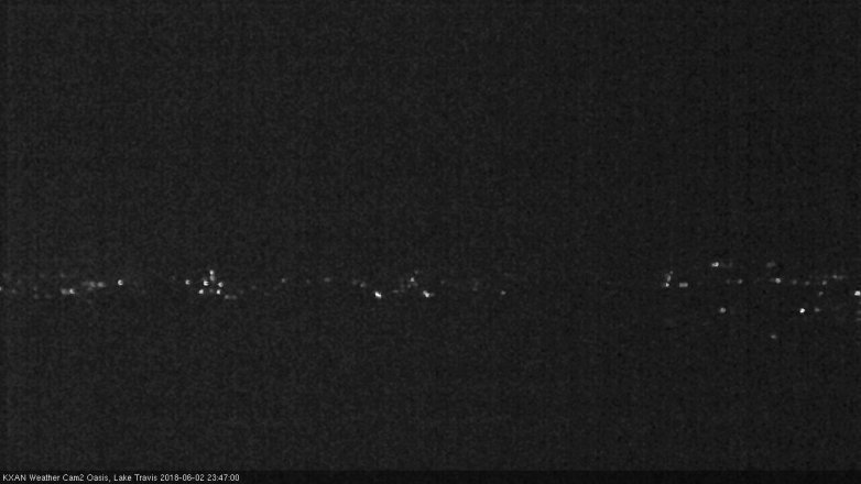 Lake Travis webcam, June 2, 2018 10:50 PM CT
