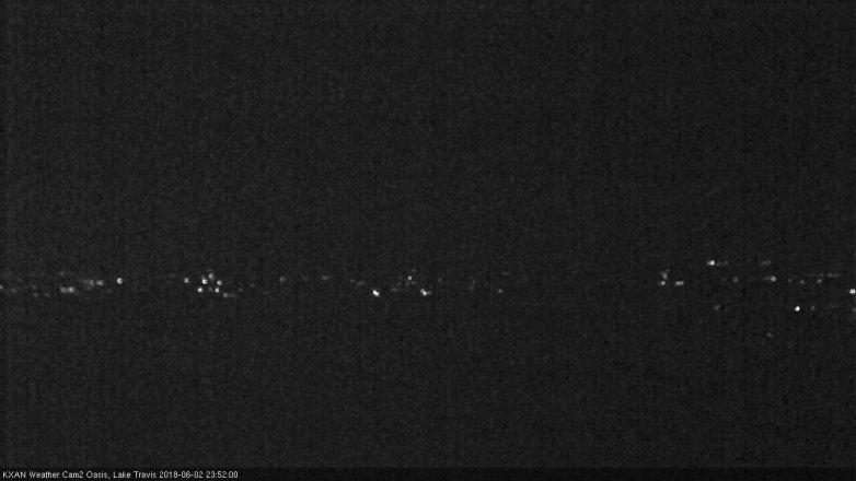 Lake Travis webcam, June 2, 2018 10:55 PM CT