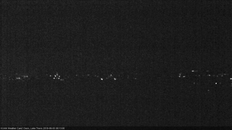 Lake Travis webcam, June 2, 2018 11:15 PM CT