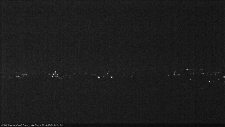Lake Travis webcam, June 2, 2018 11:35 PM CT