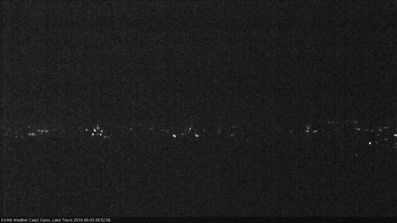 Lake Travis webcam, June 2, 2018 11:55 PM CT