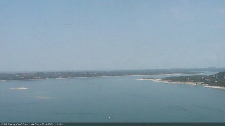 Lake Travis webcam, June 3, 2018 11:25 AM CT