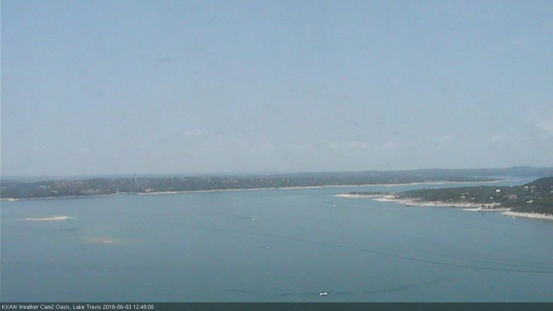 Lake Travis webcam, June 3, 2018 11:50 AM CT