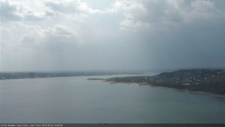 Lake Travis webcam, June 3, 2018 3:10 PM CT