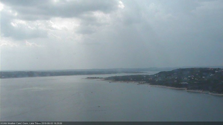 Lake Travis webcam, June 3, 2018 3:30 PM CT