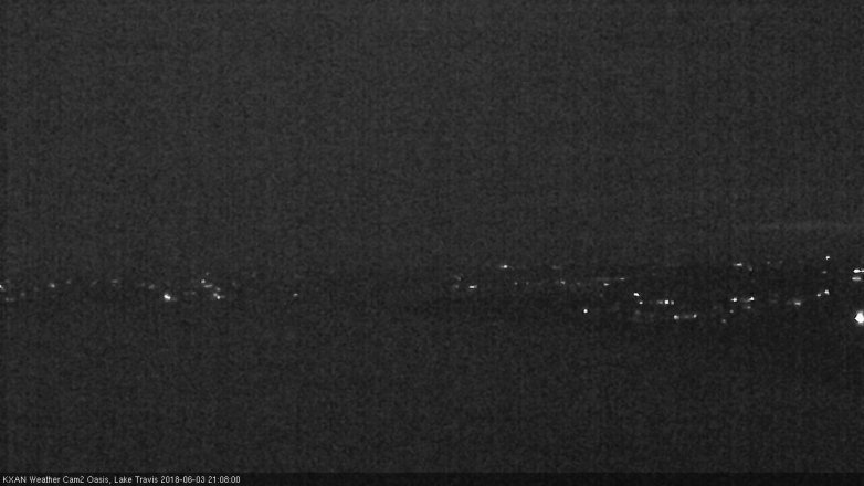 Lake Travis webcam, June 3, 2018 8:10 PM CT