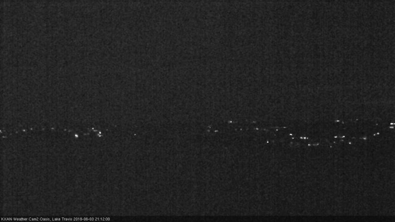 Lake Travis webcam, June 3, 2018 8:15 PM CT