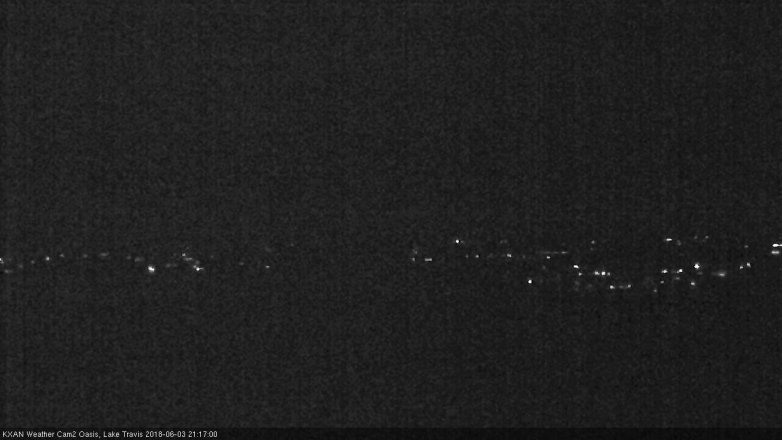 Lake Travis webcam, June 3, 2018 8:20 PM CT