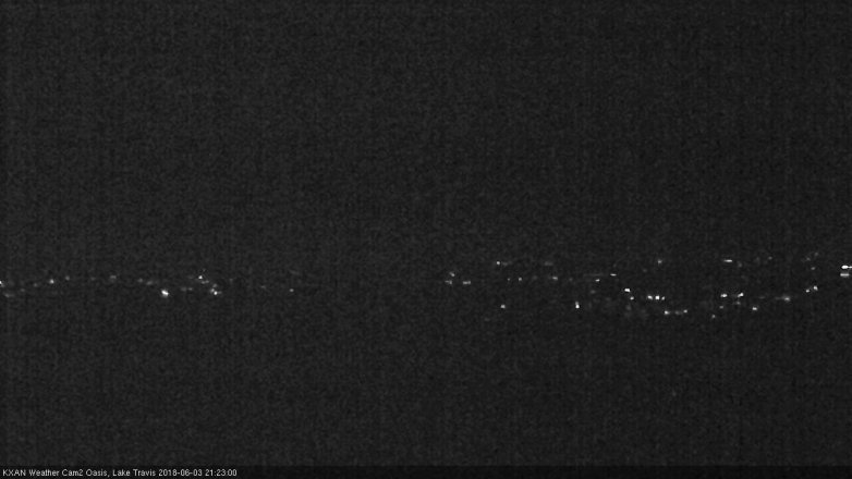 Lake Travis webcam, June 3, 2018 8:25 PM CT