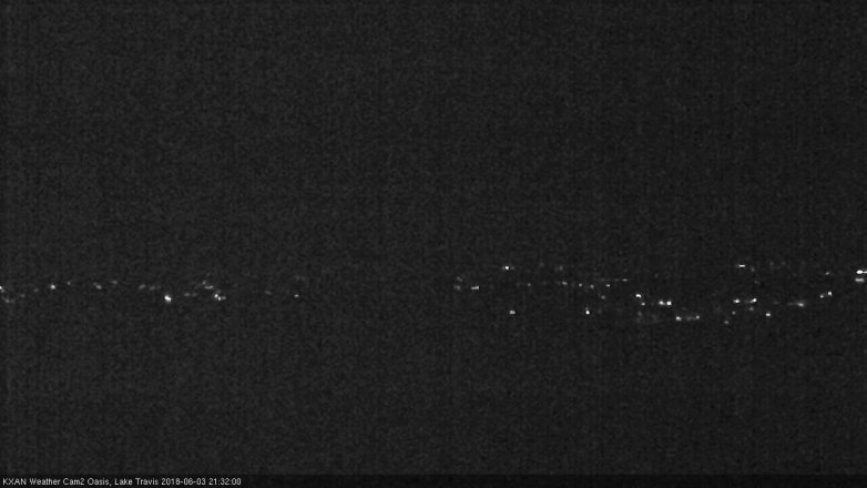 Lake Travis webcam, June 3, 2018 8:35 PM CT