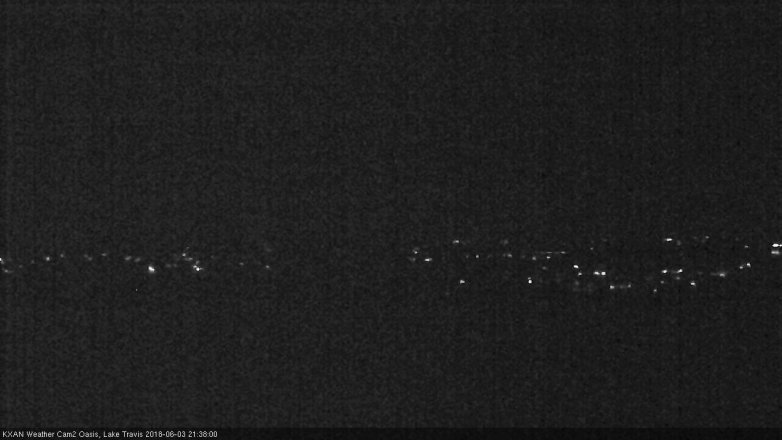 Lake Travis webcam, June 3, 2018 8:40 PM CT