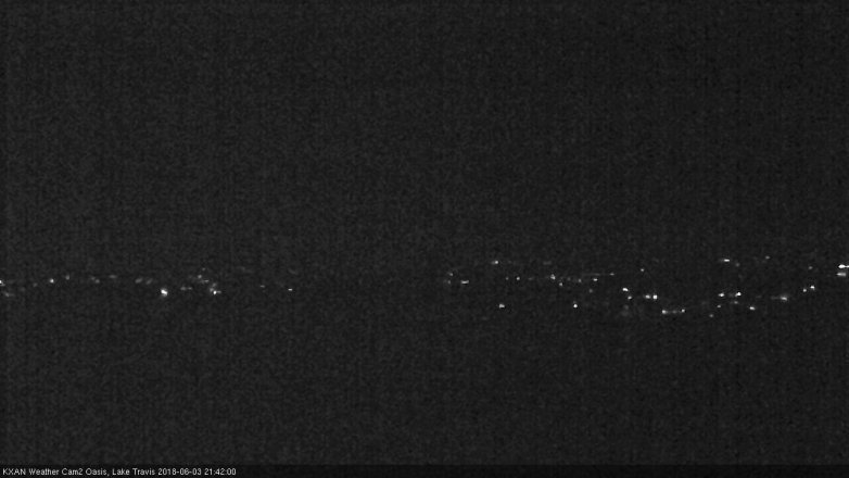 Lake Travis webcam, June 3, 2018 8:45 PM CT