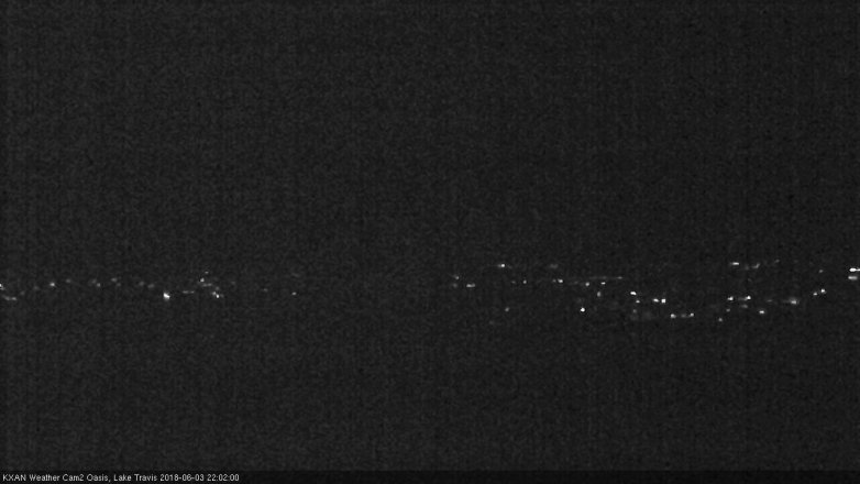 Lake Travis webcam, June 3, 2018 9:05 PM CT