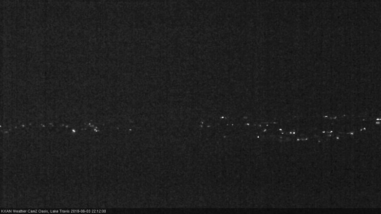 Lake Travis webcam, June 3, 2018 9:15 PM CT
