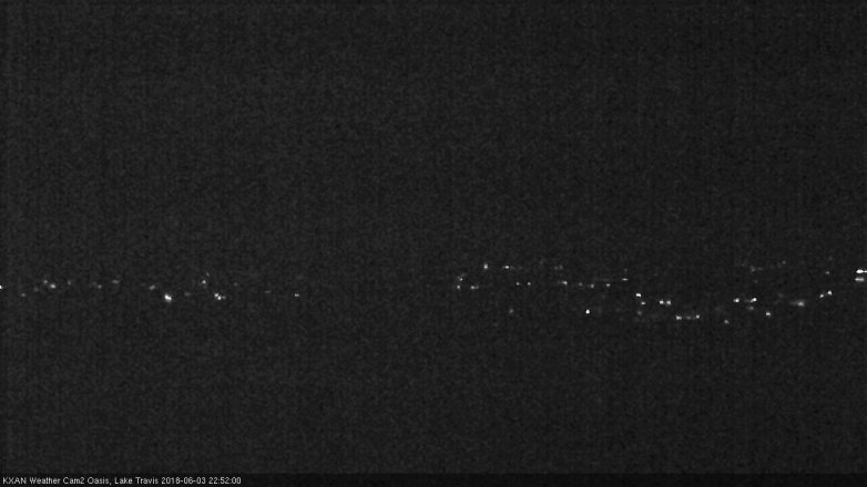 Lake Travis webcam, June 3, 2018 9:55 PM CT
