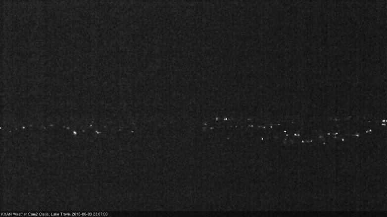 Lake Travis webcam, June 3, 2018 10:10 PM CT