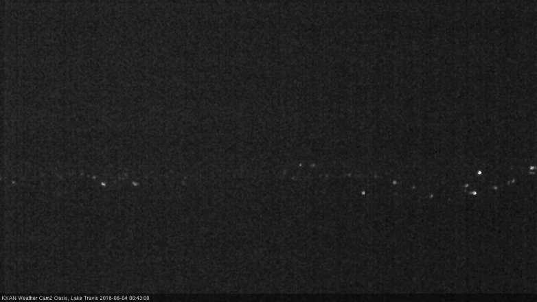 Lake Travis webcam, June 3, 2018 11:45 PM CT