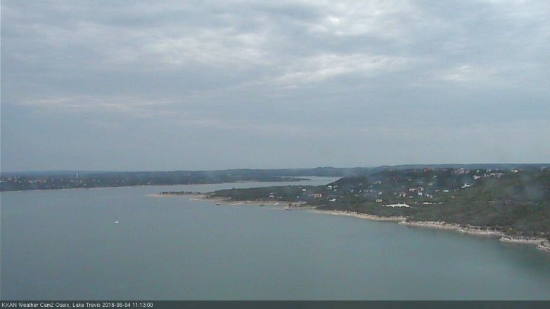 Lake Travis webcam, June 4, 2018 10:15 AM CT