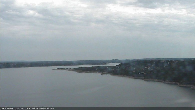 Lake Travis webcam, June 4, 2018 11:05 AM CT