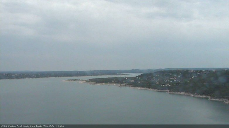 Lake Travis webcam, June 4, 2018 11:25 AM CT