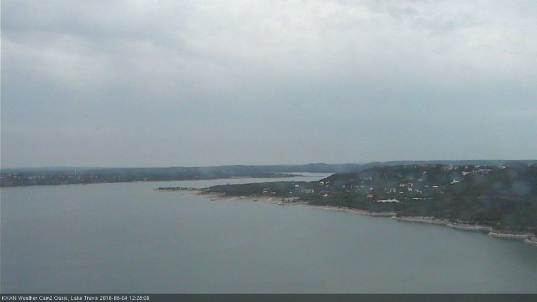 Lake Travis webcam, June 4, 2018 11:30 AM CT
