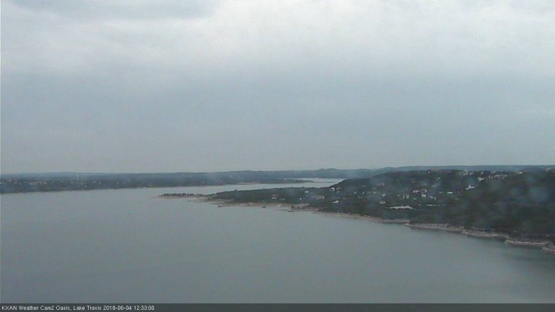 Lake Travis webcam, June 4, 2018 11:35 AM CT