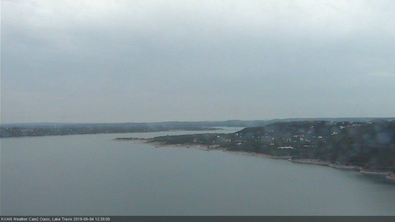 Lake Travis webcam, June 4, 2018 11:40 AM CT
