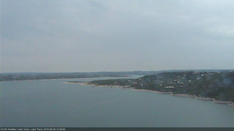 Lake Travis webcam, June 4, 2018 11:50 AM CT