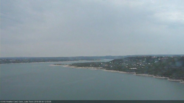 Lake Travis webcam, June 4, 2018 11:55 AM CT