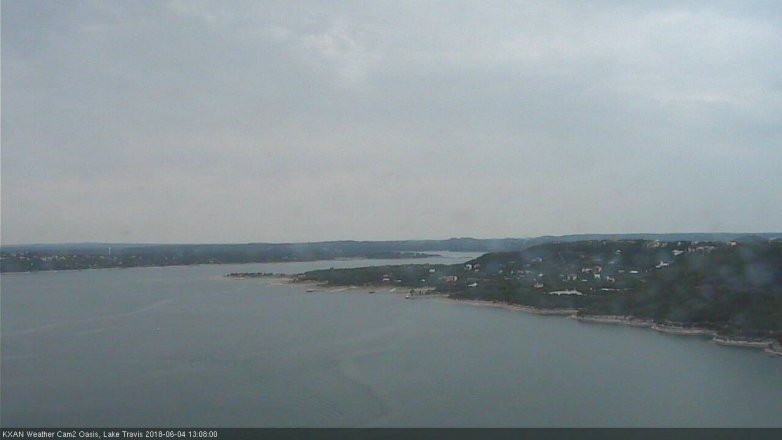 Lake Travis webcam, June 4, 2018 12:10 PM CT