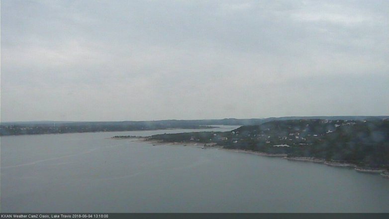 Lake Travis webcam, June 4, 2018 12:20 PM CT