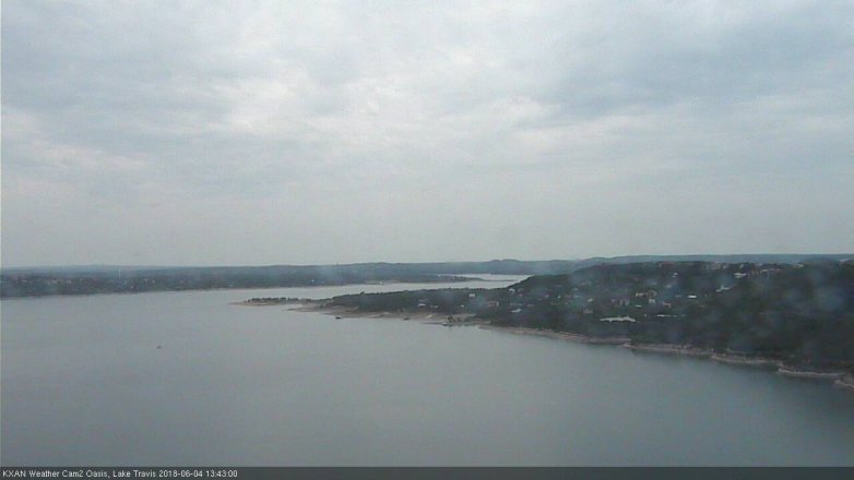 Lake Travis webcam, June 4, 2018 12:45 PM CT