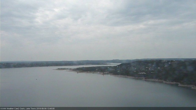 Lake Travis webcam, June 4, 2018 12:50 PM CT