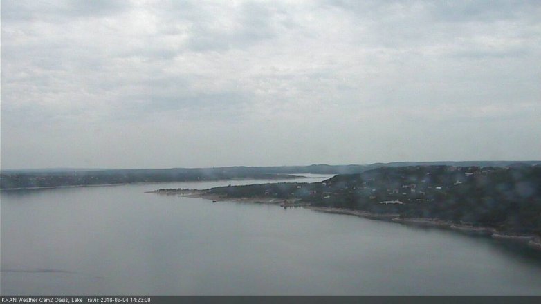 Lake Travis webcam, June 4, 2018 1:25 PM CT