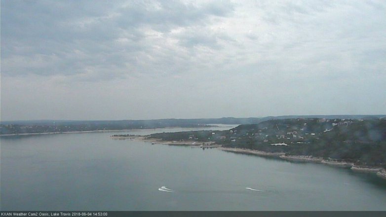 Lake Travis webcam, June 4, 2018 1:55 PM CT