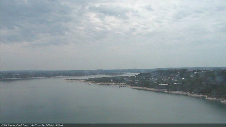 Lake Travis webcam, June 4, 2018 2:00 PM CT