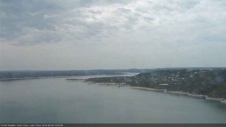 Lake Travis webcam, June 4, 2018 2:05 PM CT
