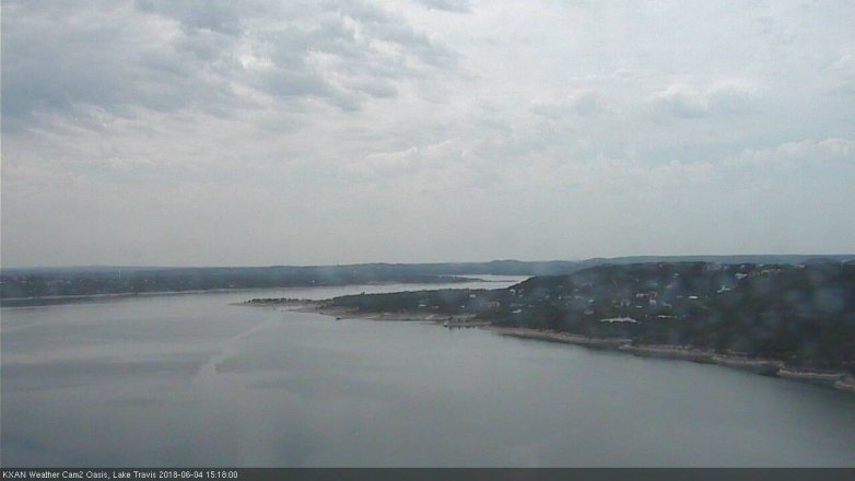 Lake Travis webcam, June 4, 2018 2:20 PM CT