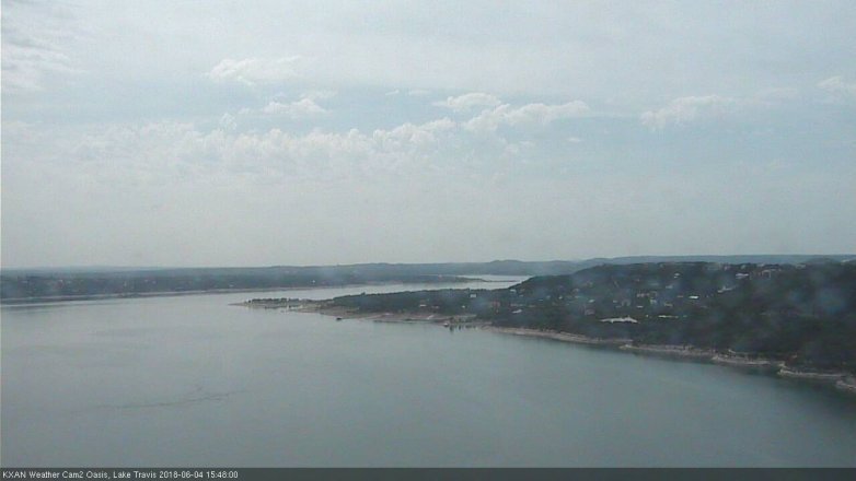 Lake Travis webcam, June 4, 2018 2:50 PM CT