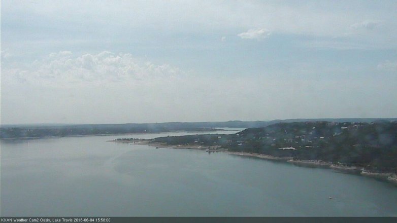 Lake Travis webcam, June 4, 2018 3:00 PM CT
