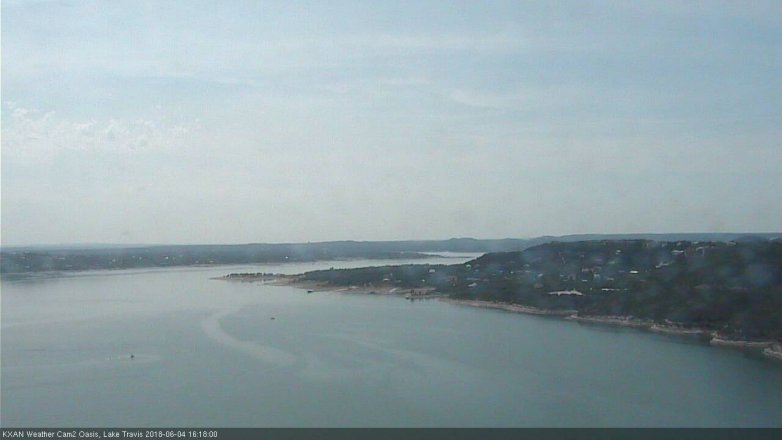 Lake Travis webcam, June 4, 2018 3:20 PM CT