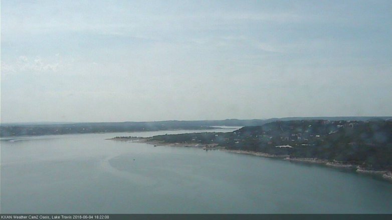 Lake Travis webcam, June 4, 2018 3:25 PM CT